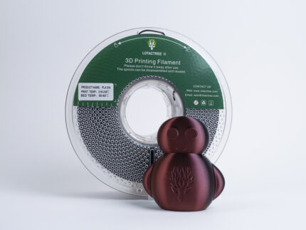 Filamento Lotactree PLA SILK / 1.75mm / 1Kg - Black & Red
